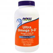 Now Foods Ultra Omega-3 600 EPA /  300 DHA 180 softgels
